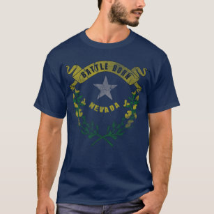Vintage Grunge Flag of Nevada T-Shirt