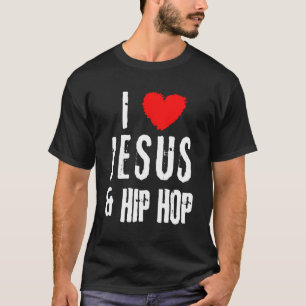 Vintage Grunge I Love Jesus & Hip Hop Jesus T-Shirt