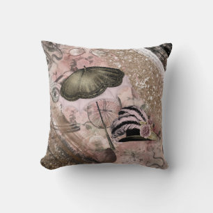 Vintage Grunge Steampunk Glam Victorian Hat Cushion