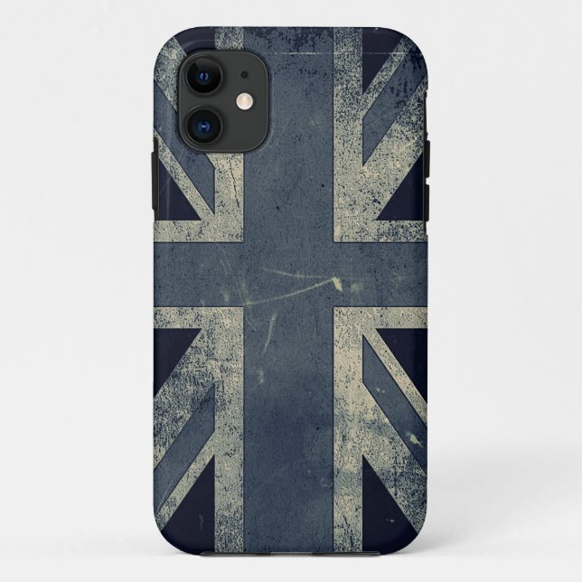 Vintage Grunge UK Flag Case-Mate iPhone Case (Back)