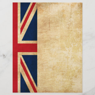 Vintage Grunge United Kingdom Flag Flyer