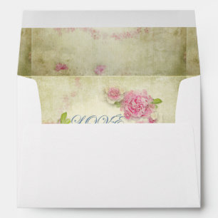 Vintage,grunge, victorian,shabby chic, floral,love envelope