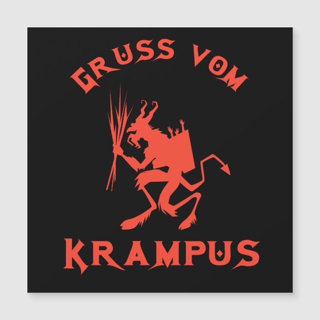 Vintage Gruss vom Krampus (Front)