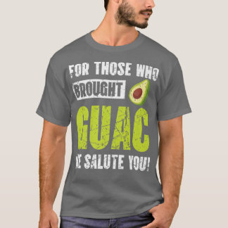 Vintage Guacamole Classic Rock Music Pun Avocado G T-Shirt