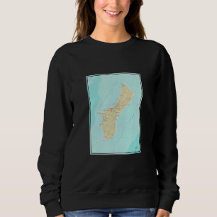 Vintage Guam Map 1970 Sweatshirt