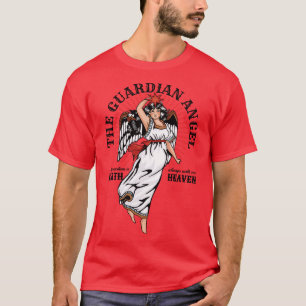 Vintage Guardian Angel Earth and Heaven T-Shirt