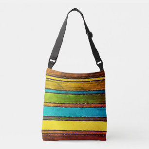Vintage Guatemala Rainbow Crossbody Bag