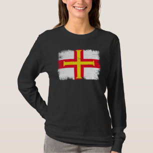 Vintage Guernsey Flag Channel Island Independence T-Shirt