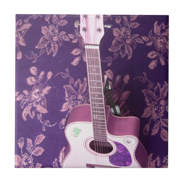 Vintage Guitar: African Vibe Style Dream Tile (Front)