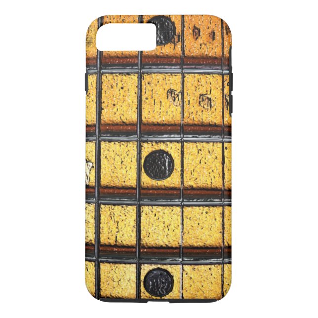 Vintage Guitar Frets Case-Mate iPhone Case (Back)