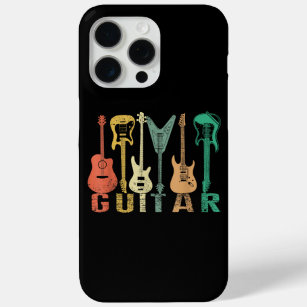 Vintage Guitar Gift For Men Women Music Band Guita iPhone 15 Pro Max Case