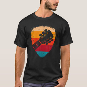 Vintage Guitar Gift For Men Women Music Band Guita T-Shirt