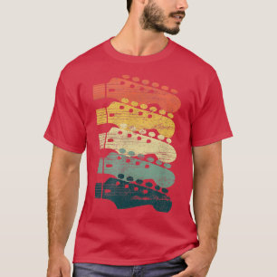 Vintage Guitar Gift For Men Women Music Band Guita T-Shirt
