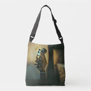 Vintage guitar gifts crossbody bag