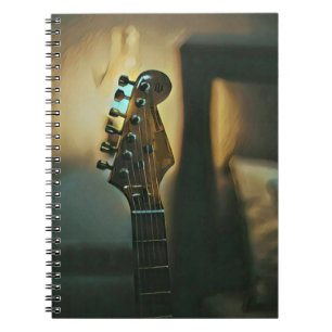 Vintage guitar gifts notebook