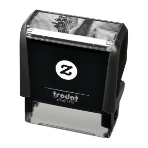 Vintage guitar gifts self-inking stamp