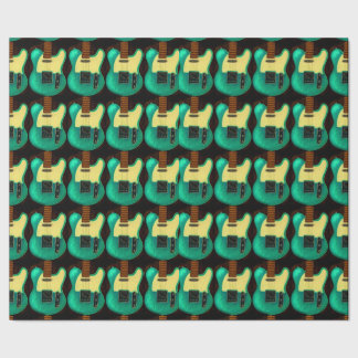 VINTAGE GUITAR MATTE WRAPPED PAPER