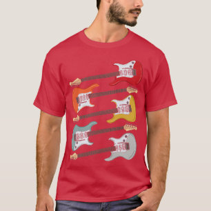 Vintage Guitar Retro Electrical Guitars GraphicGui T-Shirt