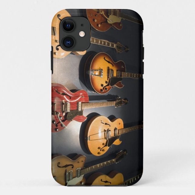 Vintage Guitars Case-Mate iPhone Case (Back)