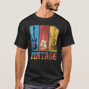 Vintage Guitars For Musicians And Guitarists T-Shirt