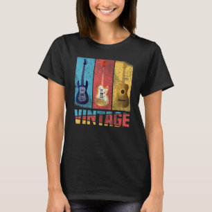 Vintage Guitars For Musicians And Guitarists T-Shirt