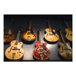 Vintage Guitars Photo Print