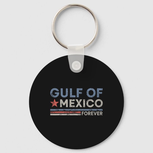 Vintage Gulf Of Mexico Forever  Key Ring (Front)
