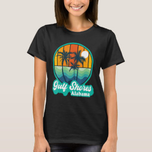 Vintage Gulf Shores Alabama Summer Vacation Beach T-Shirt
