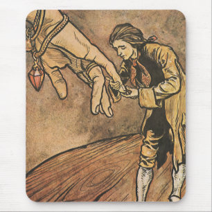 Vintage Gulliver's Travels by Arthur Rackham Mouse Pad