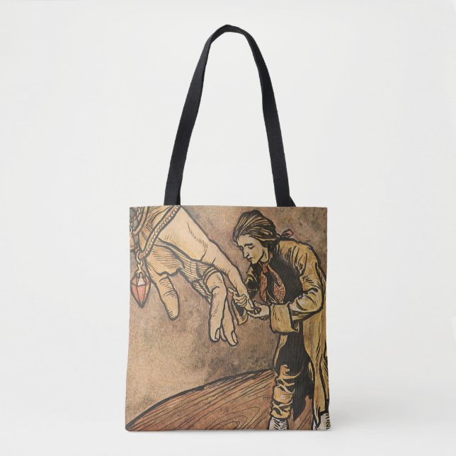 Vintage Gulliver's Travels by Arthur Rackham Tote Bag (Front)
