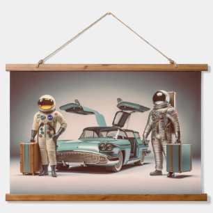 Vintage Gullwing Door Car Hanging Tapestry