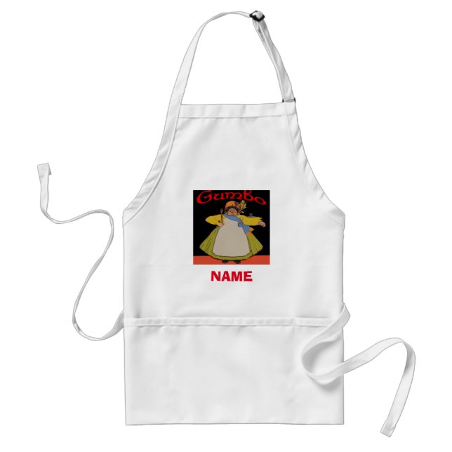 Vintage Gumbo Cook Standard Apron (Front)