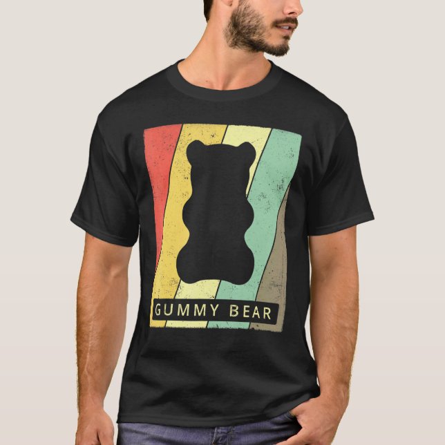 Vintage Gummy Bear Retro T-Shirt (Front)