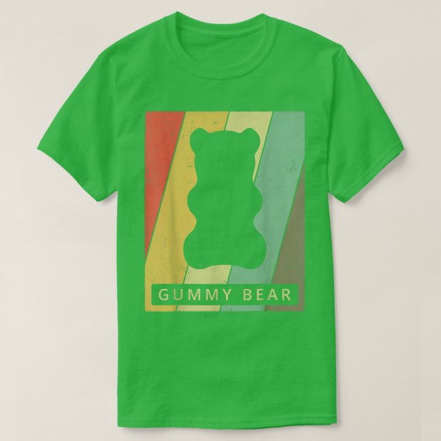 Vintage Gummy Bear Retro  T-Shirt (Design Front)