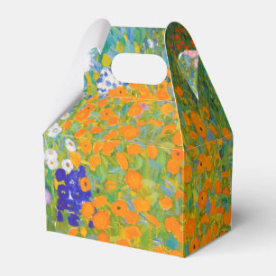 Vintage Gustav Klimt Cottage Garden Flower Art Favour Box