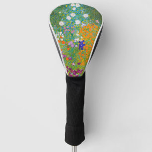 Vintage Gustav Klimt Cottage Garden Flower Art Golf Head Cover