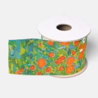 Vintage Gustav Klimt Cottage Garden Flower Art