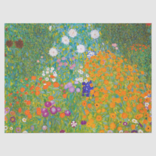 Vintage Gustav Klimt Cottage Garden Flower Art Tissue Paper