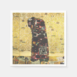 Vintage Gustav Klimt Tree of Life Panorama Napkin