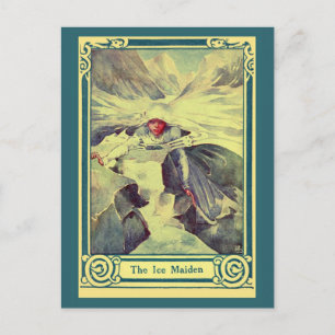 Vintage H.C. Andersen fairy tale The Ice Maiden Postcard