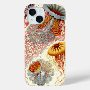 Vintage Haeckel Jellyfish iPhone 15 Case