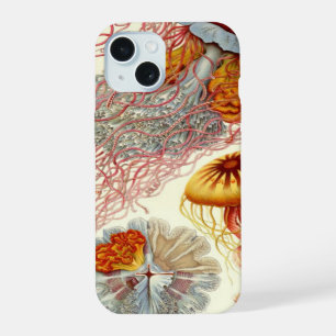 Vintage Haeckel Jellyfish iPhone 15 Case