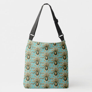 Vintage Haeckel Octopus Crossbody Bag