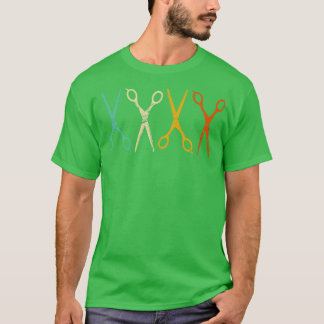 Vintage Hairdresser Scissors Retro Hairstylist T-Shirt