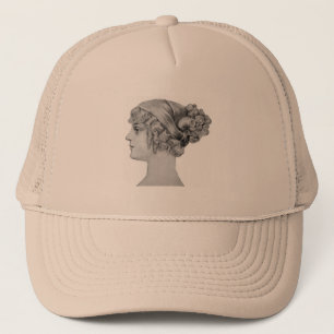 Vintage Hairstyle Trucker Hat