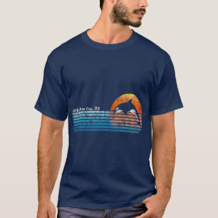 Vintage Half Moon Cay Bahamas Retro 80s Orka T-Shirt