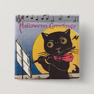 Vintage Halloween 15 Cm Square Badge