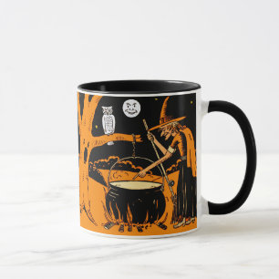 Vintage Halloween Art Mug
