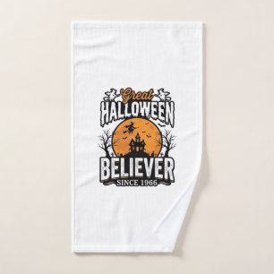 Vintage Halloween Believer Since 1966 Graphic_1 Hand Towel