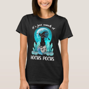 Vintage Halloween Black Cat It's Just A Bunch Of H T-Shirt